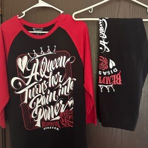 Beautiful Disaster Queen set